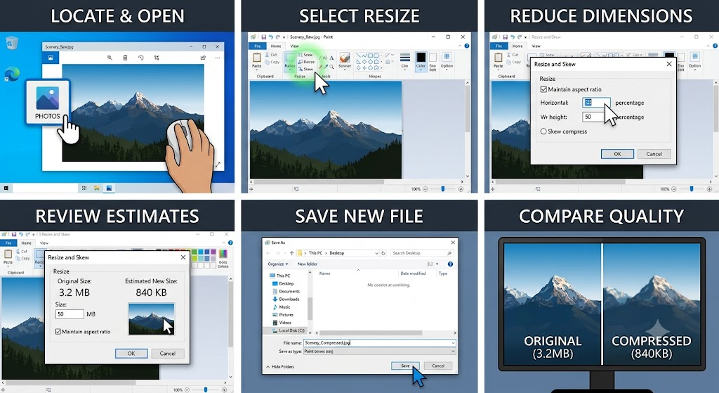 compress images on windows