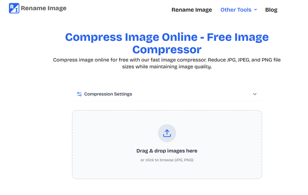 compress image using online image compressor