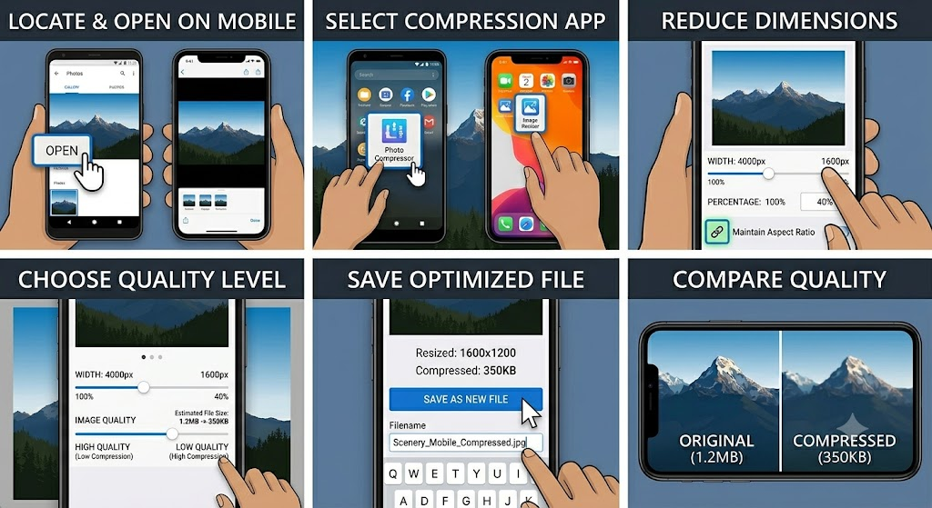 compress images on mobile